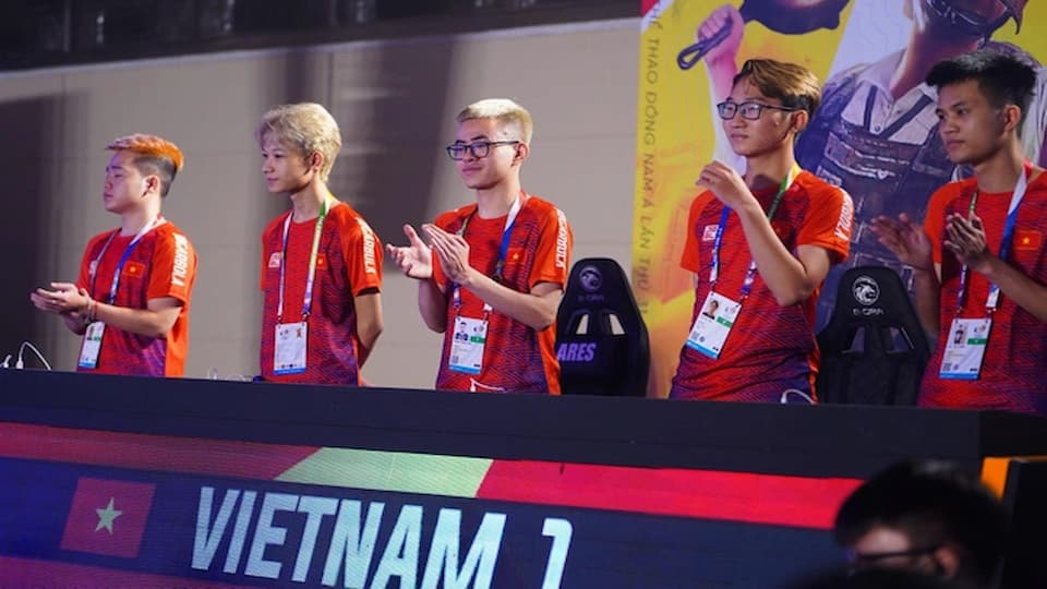 Những game thủ Việt Nam tham gia trang “Vàng” tại Sea Games