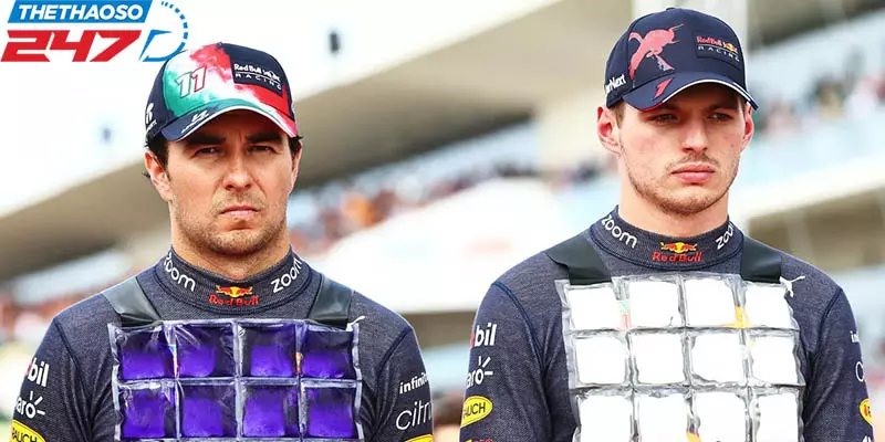 Max Verstappen và Sergio Perez có những mâu thuẫn