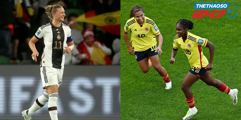Trận đấu quan trọng của Nữ Đức vs Nữ Colombia